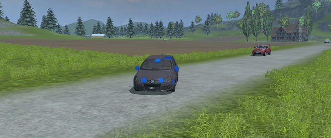 PKWs VW golf 5 GTI police Landwirtschafts Simulator mod