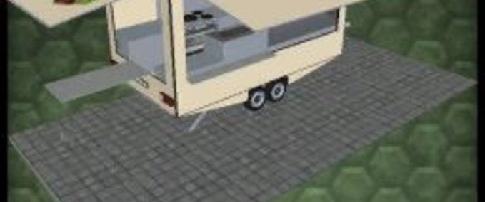 Platzierbare Objekte Imbiss Wagen placeable Landwirtschafts Simulator mod