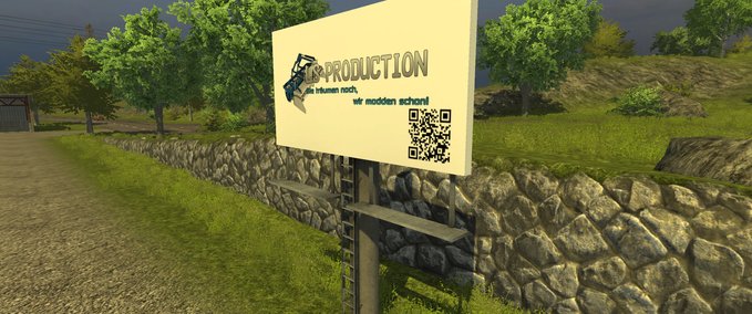 Platzierbare Objekte Ls Production Werbetafel Landwirtschafts Simulator mod