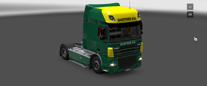 Skins Gartner KG DAF skin Eurotruck Simulator mod