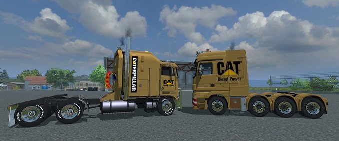 Mercedes Benz Cat Trucks Landwirtschafts Simulator mod
