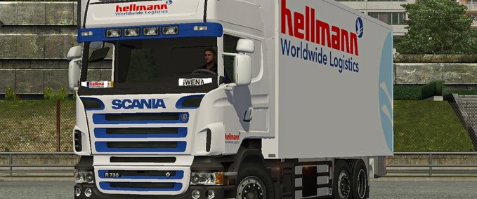 Scania Scania BDF Hellmann Worldwide Logistics Eurotruck Simulator mod