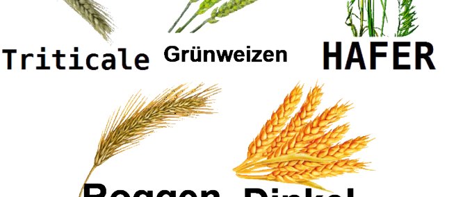Texturen Multifruit Getreide mit Stroh Landwirtschafts Simulator mod