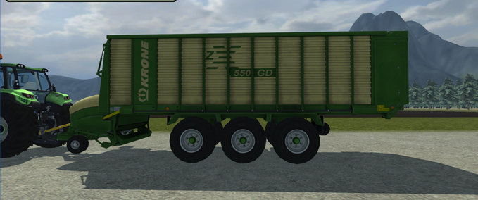 Ladewagen Krone ZX 550 GD Landwirtschafts Simulator mod