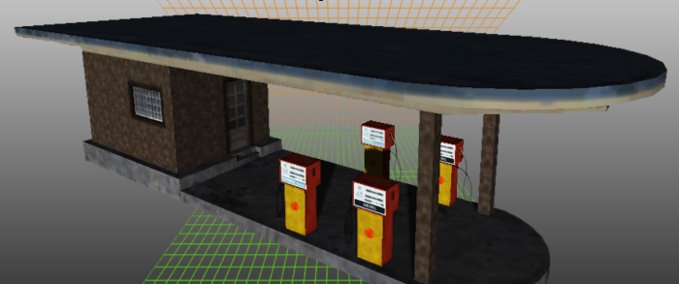 Gebäude mit Funktion OTB Tankstelle Landwirtschafts Simulator mod