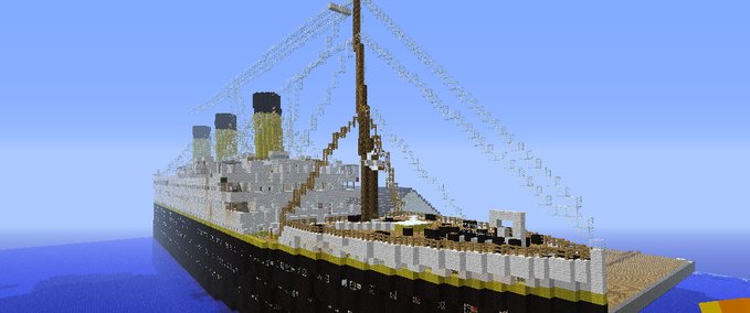 Maps Titanic vip edition Minecraft mod