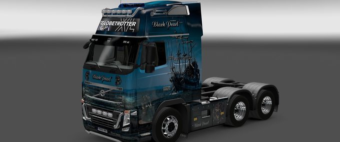 Skins Volvo Black Pearl Eurotruck Simulator mod