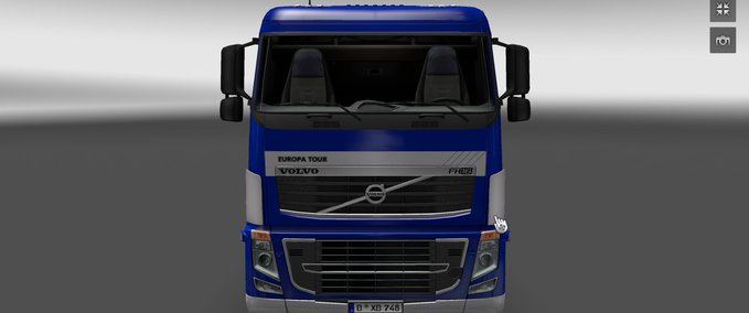Skins Volvo FH16 Europa Tour Eurotruck Simulator mod