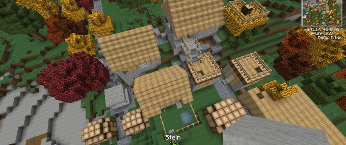 Maps Schöne Welt mit Coolem Haus Minecraft mod