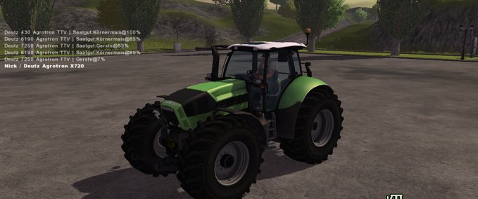 Deutz Fahr deutz x720 mietbar Landwirtschafts Simulator mod