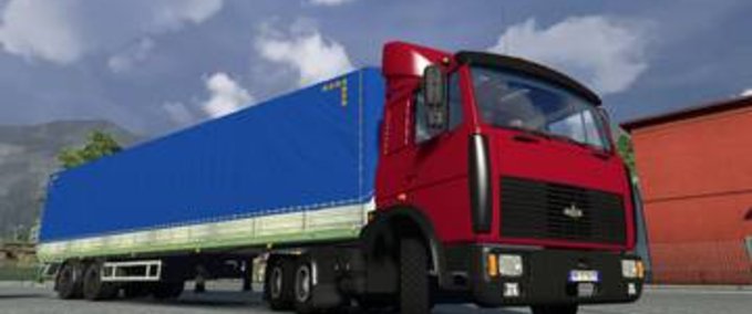 Trucks Maz-5432 6422 und Trailer  Eurotruck Simulator mod