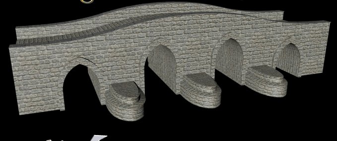 Objekte Puente de piedra Stone Bridge Landwirtschafts Simulator mod