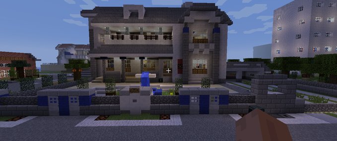 Maps New castol city campingplatz und moderne villa  Minecraft mod
