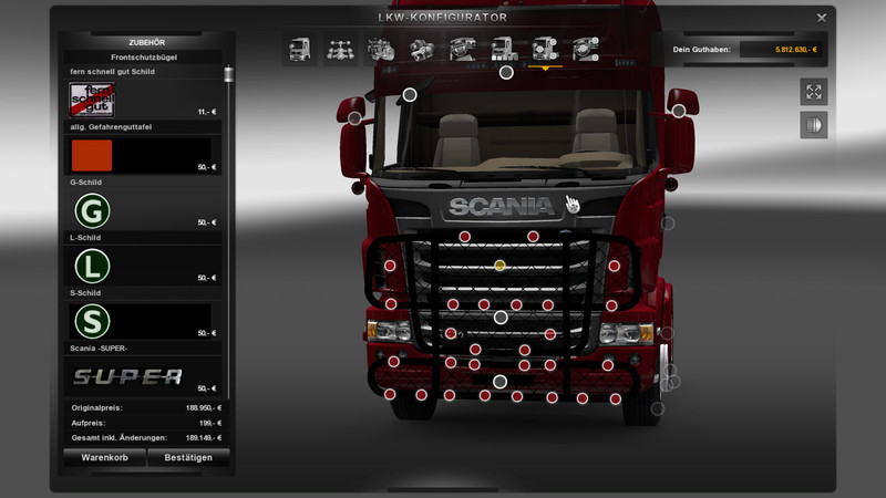 Ets 2 Black Bullbar For Scania R09 V 2 5 Tools Mod Fur Eurotruck Simulator 2
