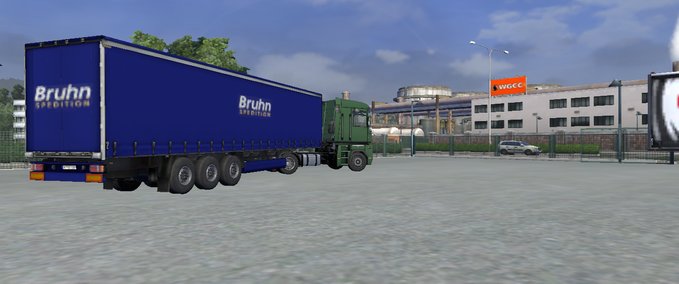 Skins Bruhn Trailer passend zum Daf Eurotruck Simulator mod