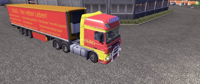 Skins DAF DLRG  Eurotruck Simulator mod