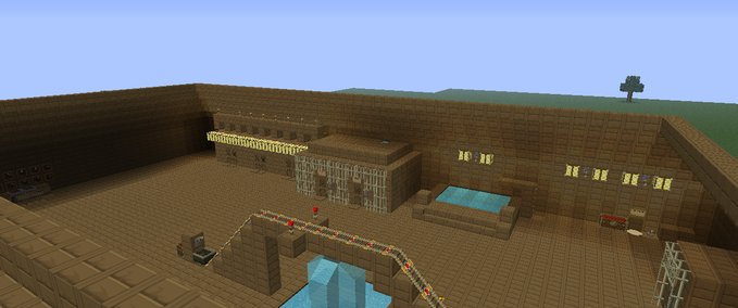 Maps Modhoster Villa Dorf Minecraft mod