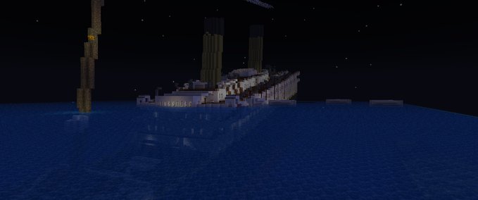 Maps Titanic Sinkt Minecraft mod