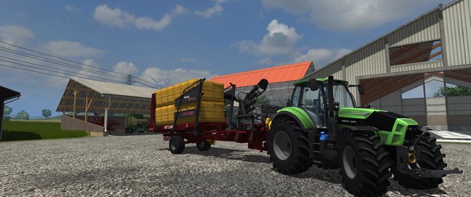 Ballentransport  Arcusin Autostack FS 53 62 Landwirtschafts Simulator mod