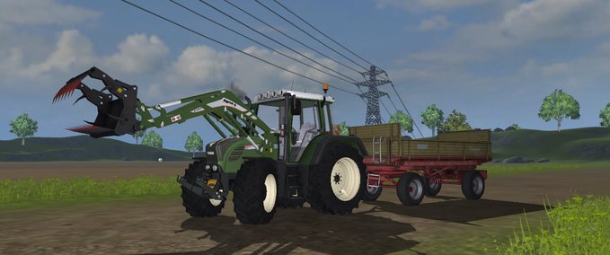 Vario 200 -700 Fendt 312 TMS  WHITE Landwirtschafts Simulator mod