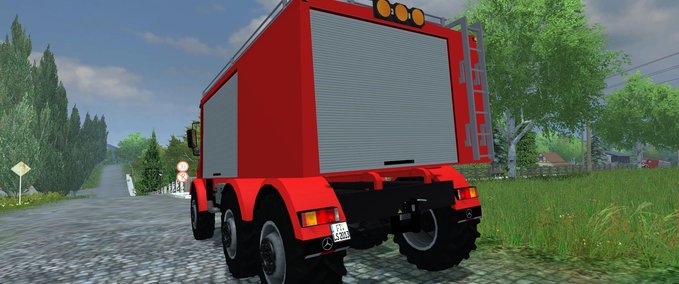 Feuerwehr Unimog 2450 TLF Landwirtschafts Simulator mod