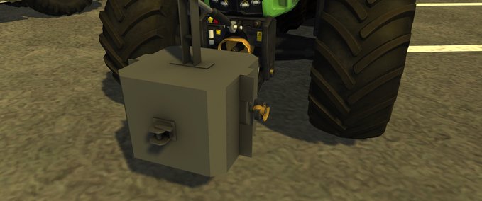 Front weight 1500kg Mod Image