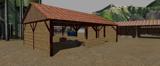 Gebäude Unterstand 2er Pack Landwirtschafts Simulator mod