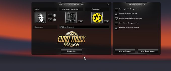 Mods BVB Company Eurotruck Simulator mod