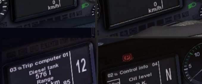 Mods Mercedes neue On Board Computer Eurotruck Simulator mod