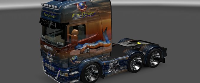 Skins Scania Showtruck Men Power Eurotruck Simulator mod
