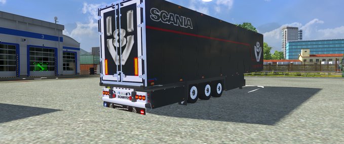 Trailer Schmitz Scania V8 Trailer Eurotruck Simulator mod