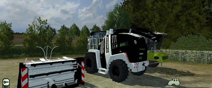 Krone KroneBigX Black and Whit Landwirtschafts Simulator mod