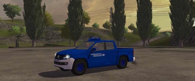 Feuerwehr VW Amarok THW  Landwirtschafts Simulator mod