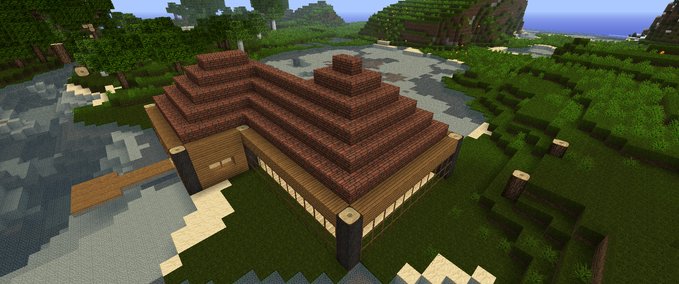 Maps Idylisches Haus zum Weiterbauen Minecraft mod