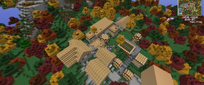 Maps Schöne Welt mit coolem Haus Minecraft mod
