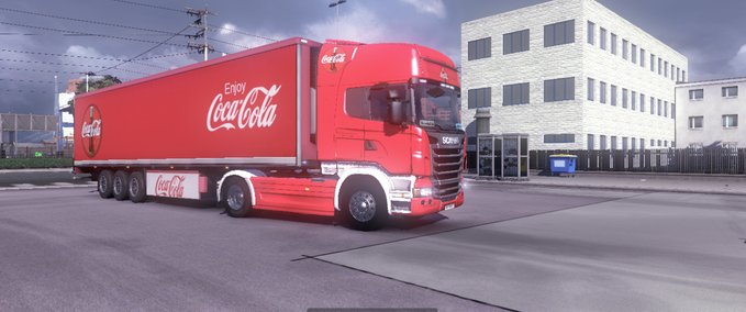 Skins Coca Cola Combo Eurotruck Simulator mod