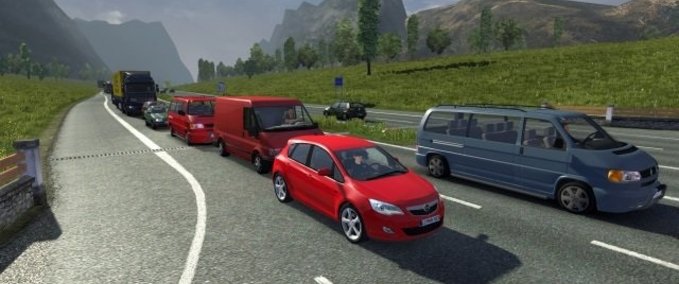 AI Mega Verkehr Mod  Eurotruck Simulator mod