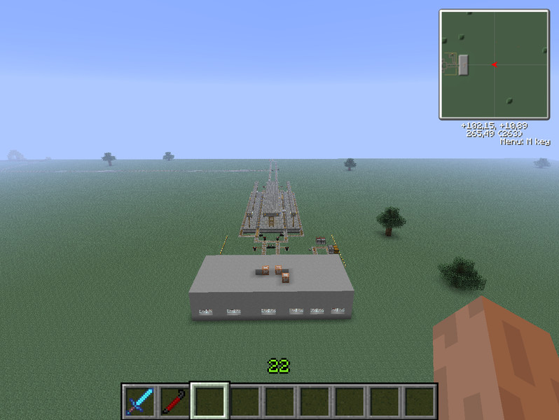 minecraft city map with train station 1.7.10