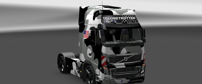 Skins us army snow skin Eurotruck Simulator mod