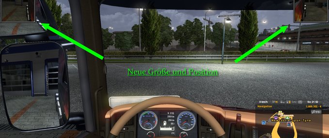 Sonstige Spiegel Mod Eurotruck Simulator mod