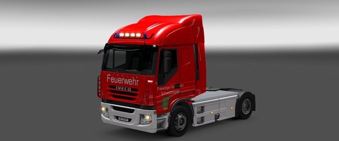 Skins Stralis Skin Freiwillige Feuerwehr Schwüblingsen Eurotruck Simulator mod