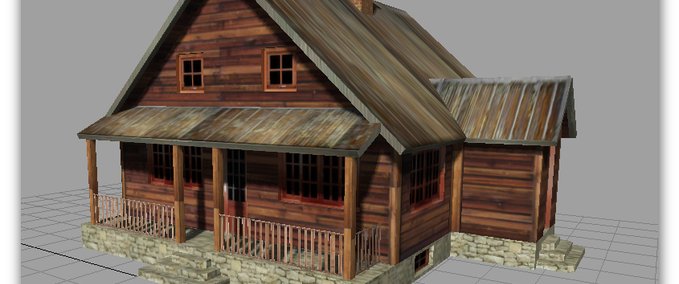 Gebäude Wood House Landwirtschafts Simulator mod