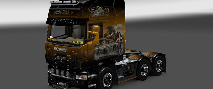 Skins Scania Jack Daniels Eurotruck Simulator mod