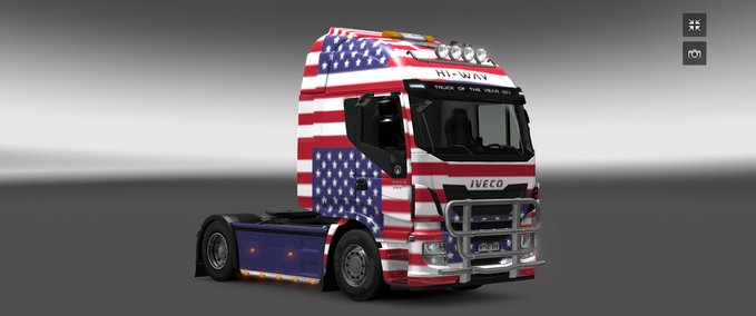 Skins Iveco Hi-Way America skin Eurotruck Simulator mod