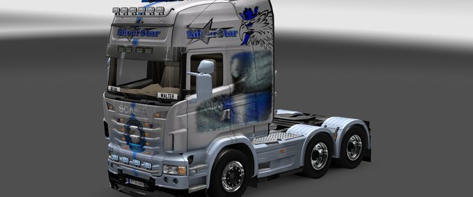 Skins Scania Sylverstar Eurotruck Simulator mod