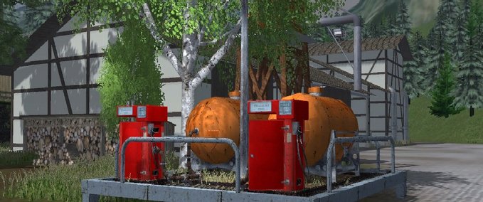 Platzierbare Objekte Tankstation Landwirtschafts Simulator mod