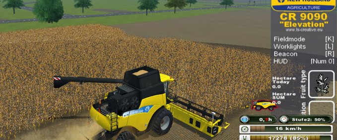New Holland New Holland CR 9090 Multifrucht Landwirtschafts Simulator mod