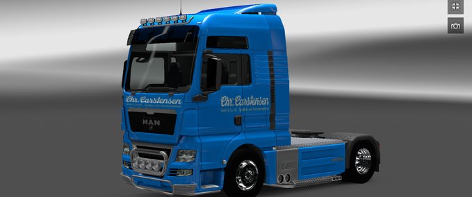 MAN MAN TGX Carstensen Skin  Eurotruck Simulator mod