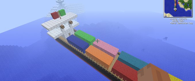 Maps Frachtschiff Minecraft mod