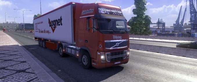 Skins Lognet Volvo und Trailer Eurotruck Simulator mod